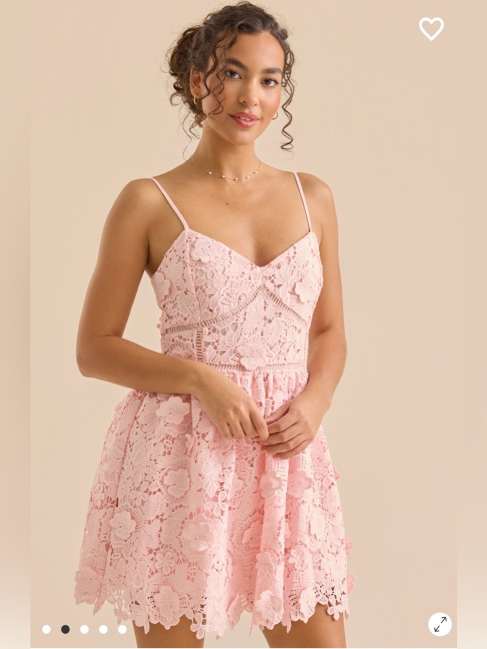 New with Tag! Altar’d State Silvyn Lace Mini Dress - Picture 2 of 10